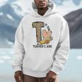 T Is For Teacher’s Aide Back To First Day Of School Leopard Men Women Girls Kids Unisex Hoodie, novelty gifts, funny gifts T Is For Teacher’s Aide Back To First Day Of School Leopard Men Women Girls Kids Unisex Hoodie, novelty gifts, funny gifts