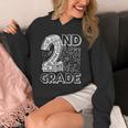 2nd Grade Typography Team 2nd Grade Teacher Back To School Unisex Hoodie, 2nd Grade Teacher Gifts, funny design