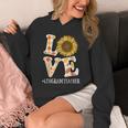 4th Grade Teacher Love Autumn Fall Sunflower Appreciation Unisex Hoodie, 4th Grade Teacher Gifts, funny design
