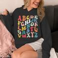Alphabet Hi Back To School ABC Pre K Kindergarten Teacher Unisex Hoodie, funny design