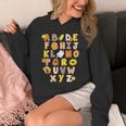 Alphabet Turkey Thanksgiving Costume Preschool Teacher Men Women Unisex Hoodie, funny design