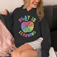 Apple Retro Play Is Learning Kindergarten Teacher Daycare Unisex Hoodie, funny design Apple Retro Play Is Learning Kindergarten Teacher Daycare Unisex Hoodie, funny design