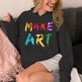 Make Art Painter Artist Teacher Artsy Men Women Kids Unisex Hoodie, funny design Make Art Painter Artist Teacher Artsy Men Women Kids Unisex Hoodie, funny design