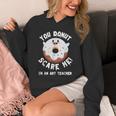 Art Teacher Halloween Donut Lover Costume Kawaii Monster Unisex Hoodie, funny design