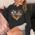Art Teacher Heart Autumn Thanksgiving Kids Unisex Hoodie, funny design Art Teacher Heart Autumn Thanksgiving Kids Unisex Hoodie, funny design