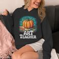 Art Teacher Pumpkin Painting Halloween Costume Unisex Hoodie, funny design