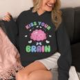 Back To School Kiss Your Brain Cute Teacher Appreciation Unisex Hoodie, funny design Back To School Kiss Your Brain Cute Teacher Appreciation Unisex Hoodie, funny design