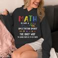 Back To School Math Is Not A Spectator Sport Math Teacher Unisex Hoodie, funny design Back To School Math Is Not A Spectator Sport Math Teacher Unisex Hoodie, funny design