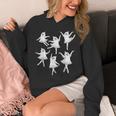 Ballet Ghost Dancer Spooky Dance Teacher Halloween Costume Unisex Hoodie, funny design