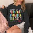 Battery Life Of Daycare Provider Childcare Teacher Unisex Hoodie, funny design
