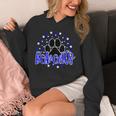 Blue Bobcats School Spirit Coquette Bow Mascot Teacher Unisex Hoodie, funny design Blue Bobcats School Spirit Coquette Bow Mascot Teacher Unisex Hoodie, funny design