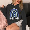 Bulldogs School Mascot Rainbow Teacher Lover Unisex Hoodie, funny design Bulldogs School Mascot Rainbow Teacher Lover Unisex Hoodie, funny design