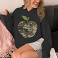 Camo Apple Camouflage Clothing School Student Camo Teacher Men Women Kids Unisex Hoodie, funny design