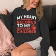 Childcare My Heart Belongs To Children Daycare Teacher Men Women Unisex Hoodie, funny design