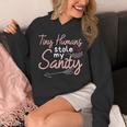 Childcare Provider Daycare Teacher Stole My Sanity Unisex Hoodie, funny design