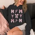 Coquette Bow Ballet Dance Teacher Coquette Women Dancing Unisex Hoodie, funny design