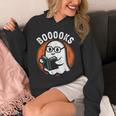 Cute Ghost Book Reading Books Lover Retro Halloween Teacher Unisex Hoodie, funny design Cute Ghost Book Reading Books Lover Retro Halloween Teacher Unisex Hoodie, funny design
