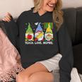 Cute Gnomes Teach Love And Inspire Back To School Teacher Unisex Hoodie, funny design Cute Gnomes Teach Love And Inspire Back To School Teacher Unisex Hoodie, funny design