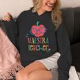 Cute Maestra Teacher Unisex Hoodie, funny design