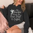 Disney Peter Pan Tinkerbell Teacher Pixie Dust And Coffee Unisex Hoodie, funny design