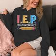 I E P I Encourage Progress Special Education Teacher Unisex Hoodie, funny design