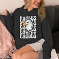 Eagles School Sports Fan Team Spirit Teacher Parent Student Unisex Hoodie, funny design