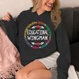 Educational Wingman Assistant Teaching a School Teacher Aide Unisex Hoodie, funny design Educational Wingman Assistant Teaching a School Teacher Aide Unisex Hoodie, funny design