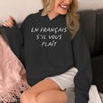 En Francais S'Il Vous Plait French Teacher Back To School Unisex Hoodie, funny design En Francais S'Il Vous Plait French Teacher Back To School Unisex Hoodie, funny design