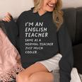 English Teacher Definition Unisex Hoodie, English Teacher Gifts, funny design