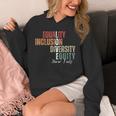 Equality Inclusion Diversity Equity Love Never Fails Teacher Unisex Hoodie, funny design Equality Inclusion Diversity Equity Love Never Fails Teacher Unisex Hoodie, funny design