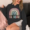 ESL Squad Teacher Crew Team Back To School English Rainbow Unisex Hoodie, Esl Teacher Gifts, English Teacher Gifts, funny design ESL Squad Teacher Crew Team Back To School English Rainbow Unisex Hoodie, Esl Teacher Gifts, English Teacher Gifts, funny design