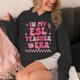 In My Esl Teacher Era Back To School ESL Teacher Groovy Unisex Hoodie, Esl Teacher Gifts, Groovy Teacher Gifts, funny design In My Esl Teacher Era Back To School ESL Teacher Groovy Unisex Hoodie, Esl Teacher Gifts, Groovy Teacher Gifts, funny design