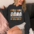 Everyone Communicates Differently Halloween Sped Teacher Unisex Hoodie, funny design Everyone Communicates Differently Halloween Sped Teacher Unisex Hoodie, funny design