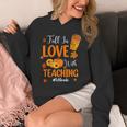 Fall In Love With Teaching 1st Grade Teacher Thanksgiving For Men Women Girls Kids Unisex Hoodie, funny design