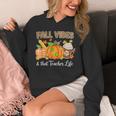 Fall Vibes And That Teacher Life Autumn Thanksgiving Unisex Hoodie, funny design Fall Vibes And That Teacher Life Autumn Thanksgiving Unisex Hoodie, funny design
