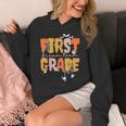 First Grade Dream Retro Team Fall Halloween Spooky Teachers Unisex Hoodie, First Grade Teacher Gifts, funny design First Grade Dream Retro Team Fall Halloween Spooky Teachers Unisex Hoodie, First Grade Teacher Gifts, funny design