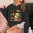 Ghost Library Reading Books Halloween Librarian Teacher Unisex Hoodie, funny design Ghost Library Reading Books Halloween Librarian Teacher Unisex Hoodie, funny design