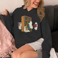 Ghosts Reading Books Teacher Halloween Librarian Boooks Unisex Hoodie, funny design Ghosts Reading Books Teacher Halloween Librarian Boooks Unisex Hoodie, funny design