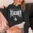 Greatest Teacher Of All Time Teachers Day 1 Teacher Goat Unisex Hoodie, funny design Greatest Teacher Of All Time Teachers Day 1 Teacher Goat Unisex Hoodie, funny design