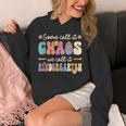 Groovy Some Call It Chaos We Call It Kindergarten Teacher Unisex Hoodie, Groovy Teacher Gifts, funny design