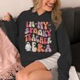 Groovy In My Spooky Teacher Era Halloween Party Boo Unisex Hoodie, Groovy Teacher Gifts, funny design