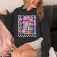 Groovy Teacher Cute Coquette Bow Flower Retro Back To School Unisex Hoodie, Groovy Teacher Gifts, funny design Groovy Teacher Cute Coquette Bow Flower Retro Back To School Unisex Hoodie, Groovy Teacher Gifts, funny design