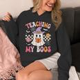 Groovy Teaching My Boos Teacher Ghost Halloween Teacher Unisex Hoodie, Groovy Teacher Gifts, funny design Groovy Teaching My Boos Teacher Ghost Halloween Teacher Unisex Hoodie, Groovy Teacher Gifts, funny design