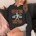 Halloween Lets Eat Kids Punctuation Teacher Unisex Hoodie, funny design Halloween Lets Eat Kids Punctuation Teacher Unisex Hoodie, funny design