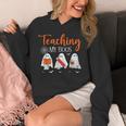 Halloween Ghost Teachers Teaching My Boos Costume Women Men Unisex Hoodie, funny design
