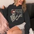 Halloween Math Teacher Skeleton Six Seven Meme Brainrot Unisex Hoodie, funny design