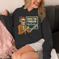 Halloween Teacher Six Seven Meme 6 7 Skeleton Spooky Costume Unisex Hoodie, funny design