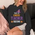 Halloween Teachers This Is My Tired Teacher Costume Unisex Hoodie, funny design