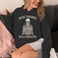 Halloween Weird Teachers Build Character Costume Men Women Unisex Hoodie, funny design
