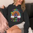 Happy 50th Days Of School Rainbow Teacher 50 Days Smarter Unisex Hoodie, funny design Happy 50th Days Of School Rainbow Teacher 50 Days Smarter Unisex Hoodie, funny design